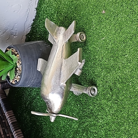 Vintage Old Solid Cast Aluminum Art Deco Style Model - Picture 6 of 14